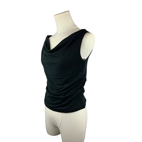 J.Crew Womens Black Sleeveless V Neck Top S - Picture 2 of 5